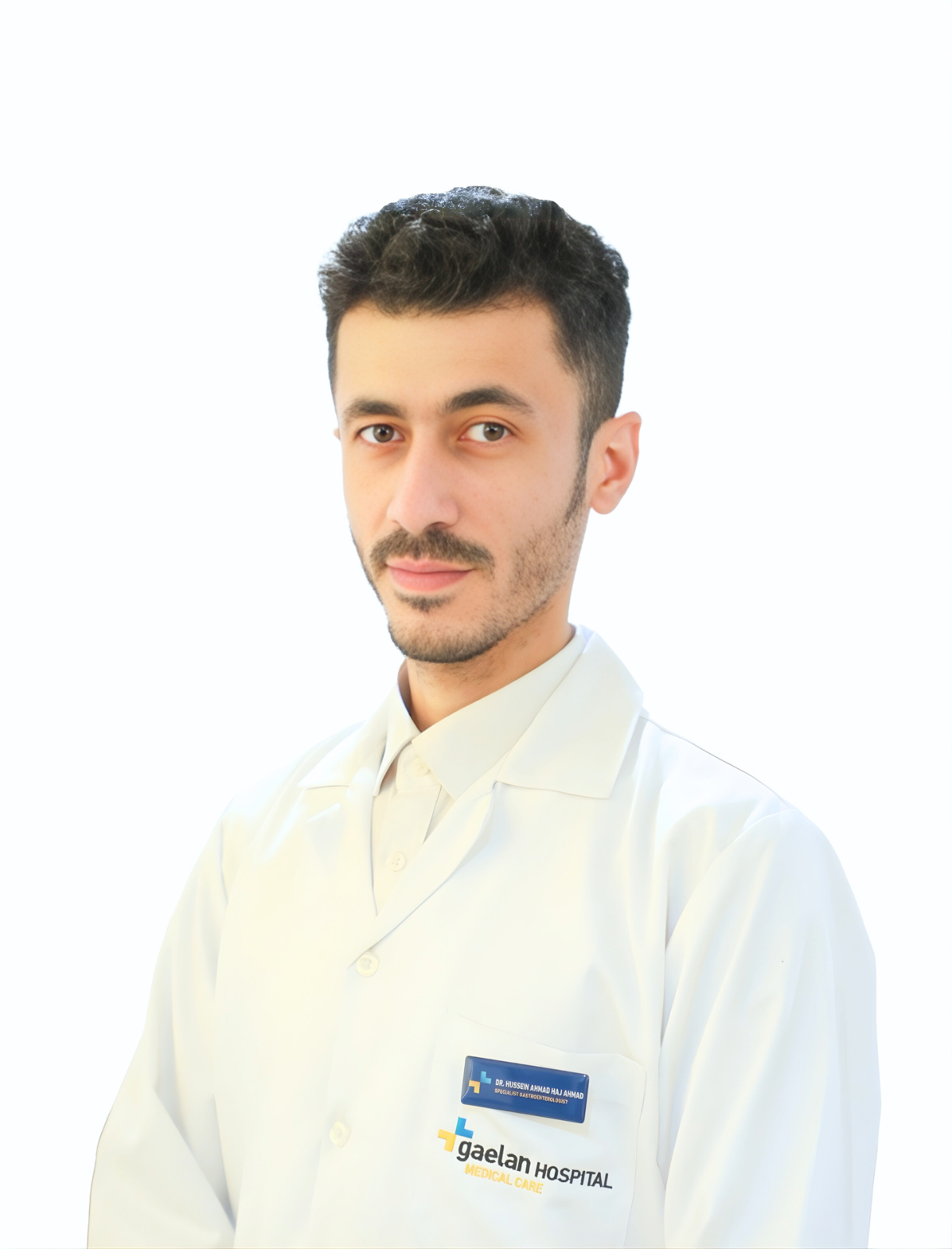 Dr. Hussein Haj Ahmad, Specialist Gastroenterologist at Gaelan Hospital Sharjah.